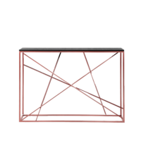 Консоль Wilson line copper черный дуб матовый лак